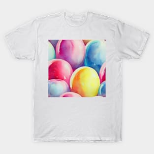 Watercolor lollipop pattern T-Shirt